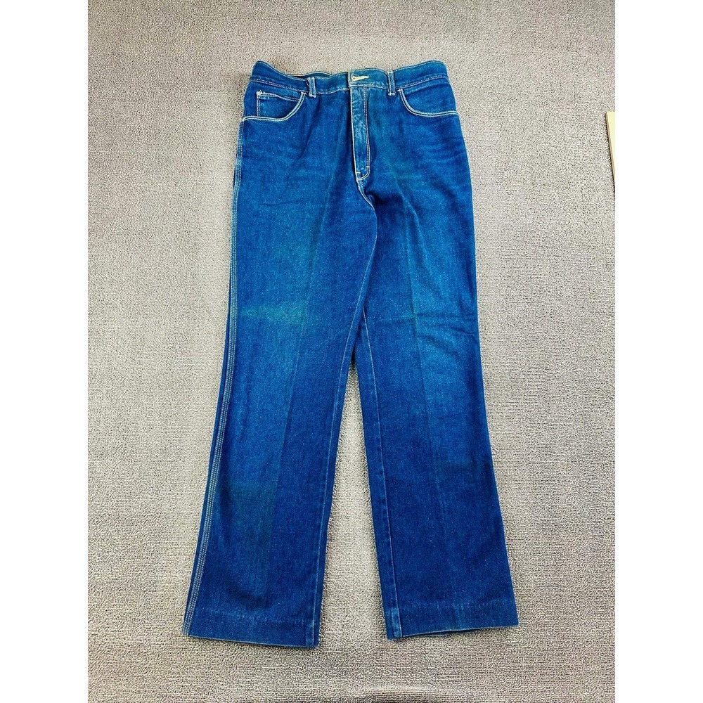 Vintage Rigolletto Jeans 32x33 Blue Straight 100% Cotton‎ Indonesia Made Denim